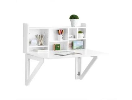 Mesa de Parede com Prateleira Integrada Fwt07-Ii-W SOBUY