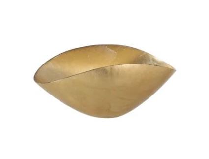 Centro de Mesa Dourado Cristal 17 X 37 X 17 Cm