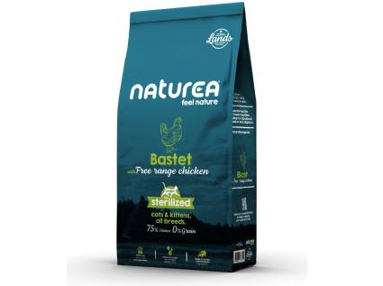 Naturea Lands Bastet Frango Criado ao Ar Livre ração para gatos