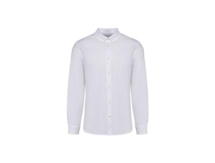 Sweatshirt de Homem KARIBAN PREMIUM Oxford Branco (2XL)