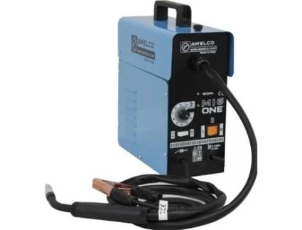 Máquina de Solda Mig Mig One Fio Tubular Monofásico 95A Azul AWELCO