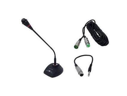 Microfone de Mesa Profissional Desk-500 Pro com Fonte de Alimentação EMPIRE