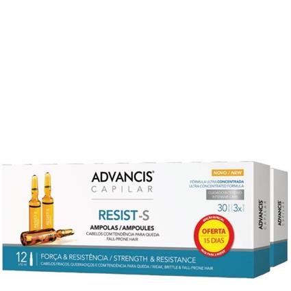 Advancis Capilar Resist-S 24x10ml Ampolas Preço Especial