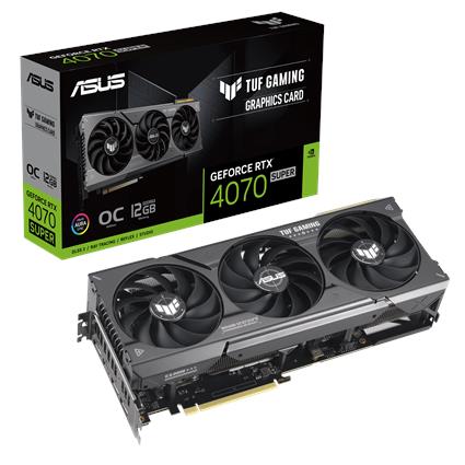 PLACA GRÁFICA ASUS TUF GAMING RTX 4070 Super OC 12GB GDDR6X