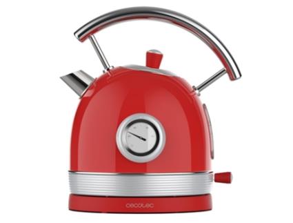 Chaleira Estilo Vintage 2200 W de Potência e 1,8 Litros de Capacidade CECOTEC