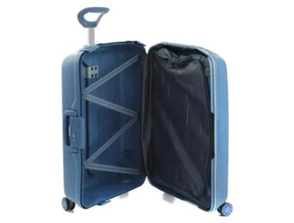 RONCATO Mala de Viagem / Trolley Grande 75Cm 4 Rodas Light Azul Celeste