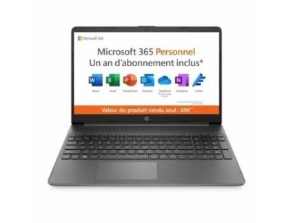 Notebook HP 15S-Fq0024Nf 128 Gb Ssd 4 Gb Ram 15,6 Azerty Azerty Francês