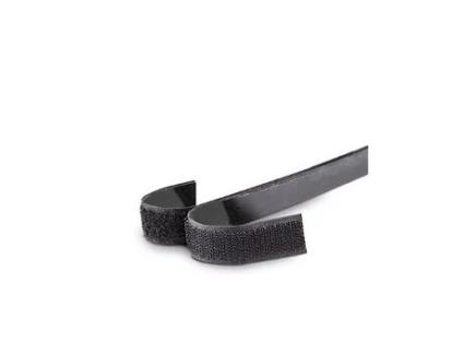Fita de Velcro Compacta Preta Mh 20Mm X 12M