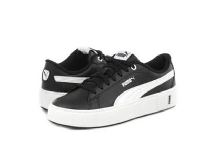 Sapatilhas de Mulher PUMA Smash Platform Tênis Preto (37)