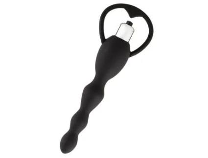 Vibrador Anal e Vaginal Preto Orgasmos Rápidos Intensos Múltiplos e Discretos Graças Ao Seu Motor Potente e Silencioso HUGBOX