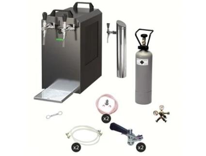 Maquina de Cerveja Stream 80 Refrigerador Seco de 2 Linhas Keg:Type M Keg2:Keykeg ICH-ZAPFE