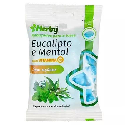 Herby Rebuçados para a Tosse Eucalipto e Mentol com Vitamina C S/Açúcar 60g