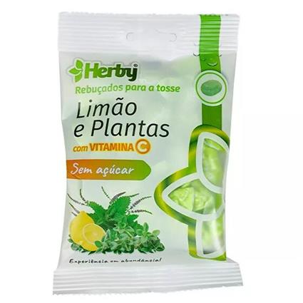 Herby Rebuçados para a tosse Limão e Plantas com Vitamina C S/Açúcar 60g