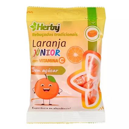 Herby Júnior Rebuçados Tradicionais Laranja com Vitamina C S/Açúcar 60g