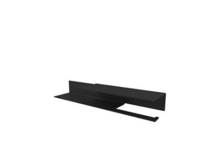 Suporte de Papel Higiénico Berno L Preto Direita FINK 37x5x9 cm