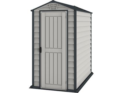 DURAMAX CASETA DURAMAX PVC 180,5 X 102,7 X 191,3 CM. INCLUYE SUELO COLOR ANTRACITA. COLOR ADOBE Y ANTRACITA