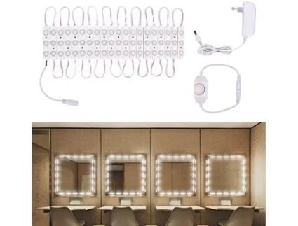 Conjunto de Luzes Led para Espelho de Maquiagem