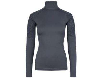 Camisola de Mulher JOHAUG Fecho Elevate Lã Azul (XS)
