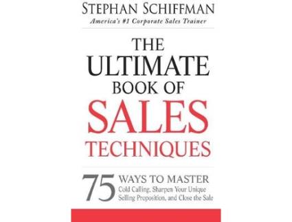 Livro the ultimate book of sales techniques de stephan schiffman (inglês)