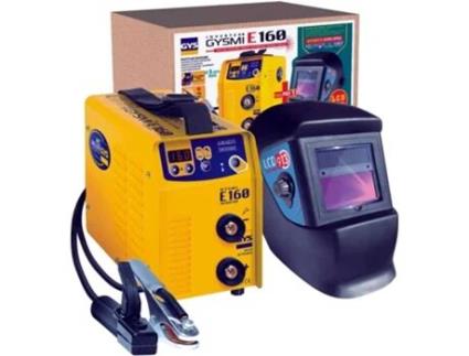Bundle Máquina de Soldar Tig Gysmi E160 Máscara Lcd 9/13 031548 GYS