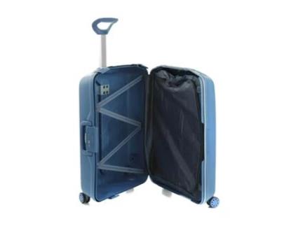 RONCATO Mala de Viagem / Trolley Médio 68Cm 4 Rodas Light Azul Celeste