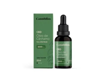 Óleo de Cânhamo 10% 3000 Mg Full Spectrum com Mct 30 Ml Sabor Hortelã