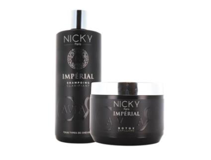 Imperial Lote de Shampoo e Máscara Clarificante NICKY PARIS