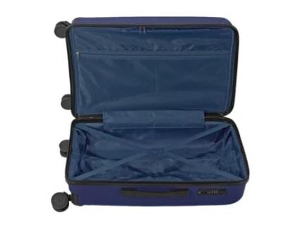 BENZI Mala de Viagem / Trolley Médio 65Cm 4 Rodas Bz5685 Azul