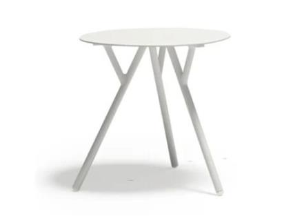 Mesa Lateral Hadar Ø50 X 50 Cm Branco