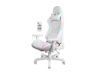 Cadeira Rgb com Comando DELTACO GAMING Gam-080-W Branco