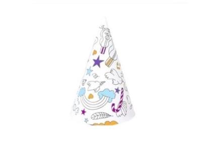 Chapéus Pontiagudos para Colorir X 8 Youdoit