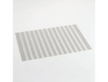 Cdaffaires Individual de Mesa 30 X 45 Cm em Pvc com Aberturas para Jardim Cinza DECORLINE