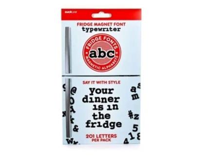 Suck Reino Unido Alfabeto Ímãs Type Writer