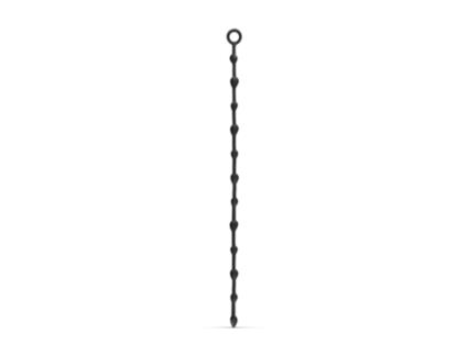 Corrente de miçangas anais longa 105 cm preta EASYTOYS ONLINE ONLY
