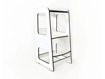 Torre de Aprendizagem Montessori “Clássica Branca” DANNYFUNNY