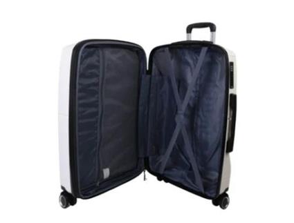 BENZI Mala de Viagem / Trolley Médio 65Cm 4 Rodas Exp Bz5711 Branca
