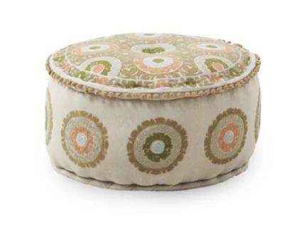 Puff Algodão/Poliéster 55 Diam X 34 Cm