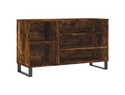 Sapateira VIDA XL derivados de madeira carvalho fumado (102 x 36 x 60 cm)