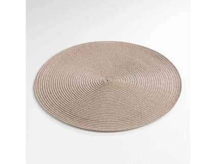 Jogo Americano Cdaffaires 0 35 Cm Polipropileno Zebulon Taupe DECORLINE