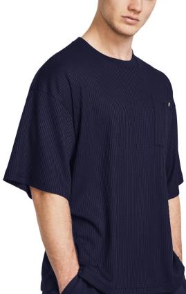 T-shirt Under Armour UA Rival Waffle Crew-BLU