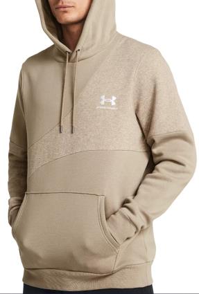 Sweatshirt com capuz Under Armour UA Essential Flc Blocked HD-BRN