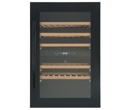 Cave de vinho 57 garrafas caviss clen257tbeg encastre em coluna compressor 2 zonas de temperatura