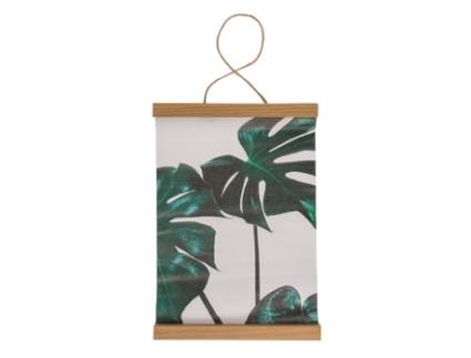 Fora Do Blue Magnetic Poster Hanger de Madeira para A4