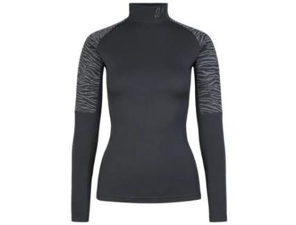 Camisola de Mulher JOHAUG Fecho Elevate Lã Preto (M)