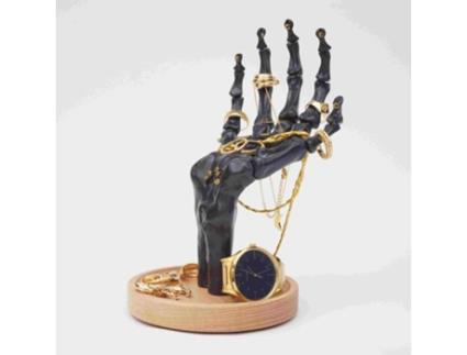 Suck Reino Unido Mão Esqueleto Joalharia Arrumada Preto