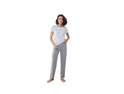 Pijama de Mulher TOWEL CITY Comprido Cinzento (40)