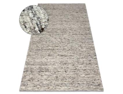 Tapete Nepal 2100 Natural Cinzento Lã Dupla Face