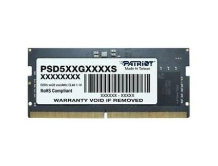 Memória Ram PATRIOT MEMORY Psd532G56002S 32 Gb 1 X 32 Gb Ddr5