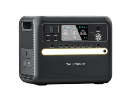 Estação de Energia Portátil TALLPOWER V2400 2160Wh Lifepo4 Gerador Solar 2400W Saída Ca Ups 13 Saídas