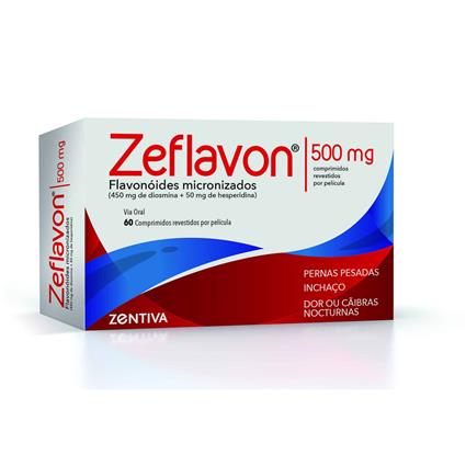 Zeflavon 500 mg Má Circulação 60 comprimidos